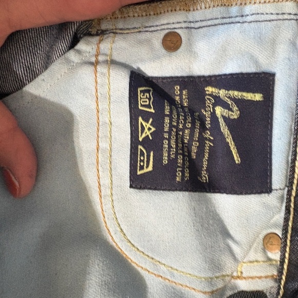 7 For All Mankind Dark Blue Denim Jeans Style 001-058 - Picture 10 of 10